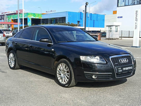 2007 Audi A6 III (C6), чёрный - вид 2
