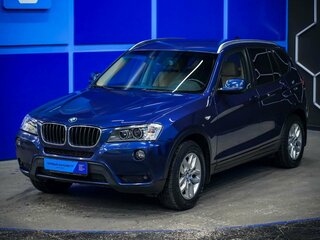 2012 BMW X3 20i xDrive II (F25), синий, 1540000 рублей, вид 2