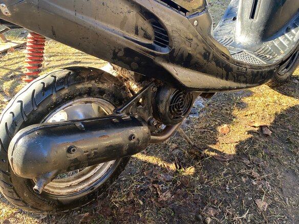 2003 Yamaha Jog, чёрный, 40000 рублей - вид 3