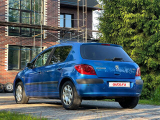 2007 Peugeot 307 I Рестайлинг, синий, 300000 рублей, вид 3
