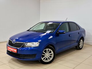 2018 Skoda Rapid I Рестайлинг, синий, 870000 рублей, вид 1