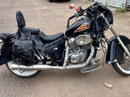 1997 Honda Steed 400, чёрный, 285000 рублей, вид 2