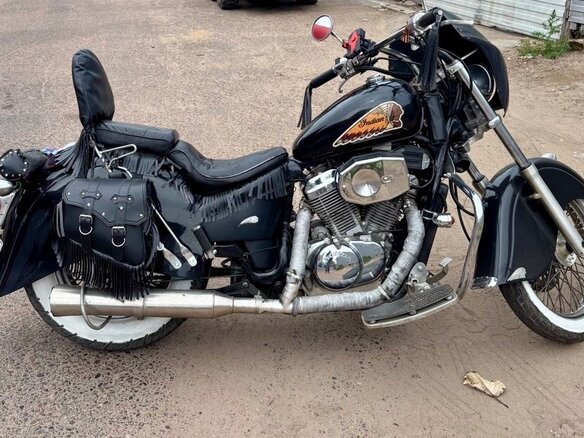 1997 Honda Steed 400, чёрный, 285000 рублей - вид 1