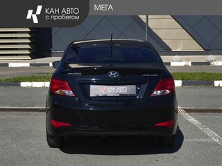2014 Hyundai Solaris I Рестайлинг, чёрный, 784000 рублей, вид 4