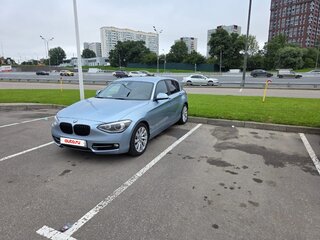 2012 BMW 1 серии 118i II (F20/F21), голубой, 1260000 рублей, вид 4