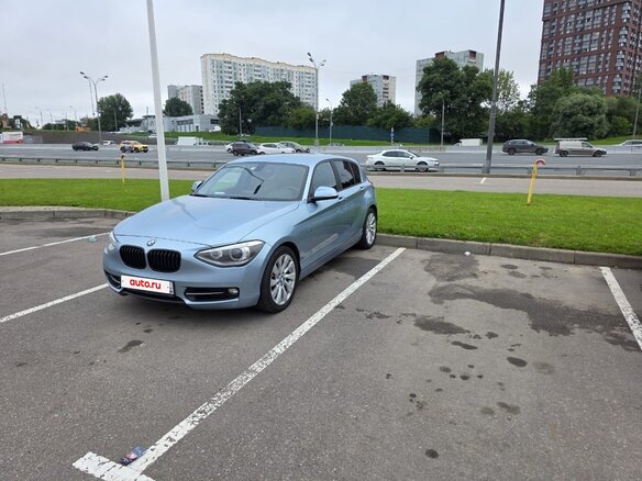2012 BMW 1 серии 118i II (F20/F21), голубой, 1260000 рублей - вид 3