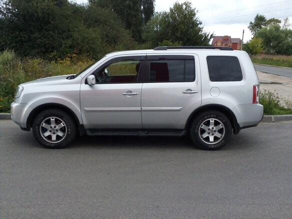 2008 Honda Pilot II, серебристый