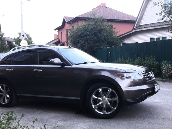 2006 Infiniti FX35 I (S50) Рестайлинг, коричневый, 1350000 рублей - вид 7