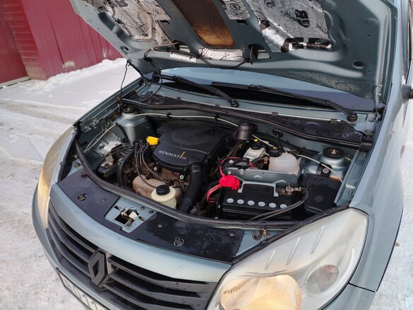 2011 Renault Sandero I, синий, 495000 рублей - вид 33