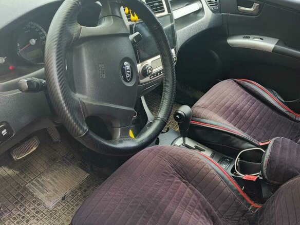 2006 Kia Sportage II, чёрный, 850000 рублей - вид 2