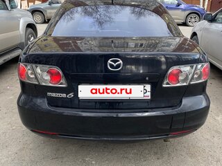 2007 Mazda 6 I (GG) Рестайлинг, чёрный, 450000 рублей, вид 2