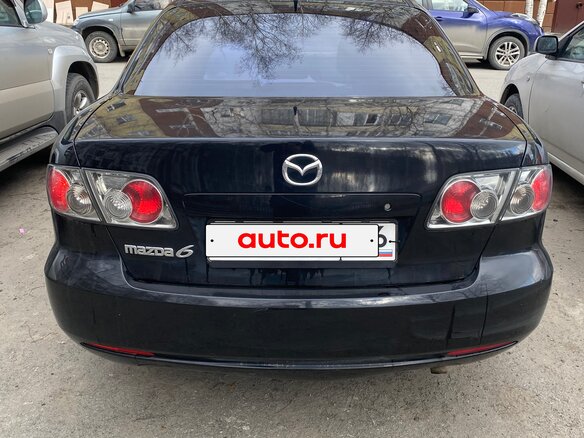 2007 Mazda 6 I (GG) Рестайлинг, чёрный, 450000 рублей - вид 1
