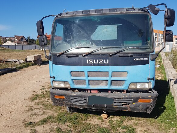 1996 Isuzu Автобетоносмеситель, голубой