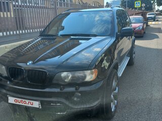 2001 BMW X5 4.4i I (E53), чёрный, 1100000 рублей, вид 1