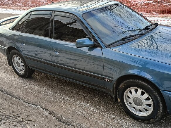 1990 Audi 100 IV (C4), синий, 700000 рублей - вид 6