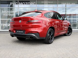 2019 BMW X4 20d II (G02), красный, 5300000 рублей, вид 3