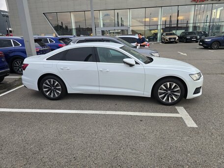 2020 Audi A6 45 TFSI V (C8), белый, 3450000 рублей, вид 4