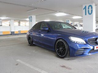 2018 Mercedes-Benz C-Класс 180 IV (W205) Рестайлинг, синий, 2750000 рублей, вид 1