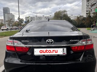 2016 Toyota Camry VII (XV50) Рестайлинг, чёрный, 1950000 рублей, вид 5