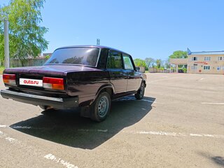 2002 Lada (ВАЗ) 2107, пурпурный, 150000 рублей, вид 4