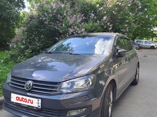 2017 Volkswagen Polo V Рестайлинг, серый, 910000 рублей, вид 2