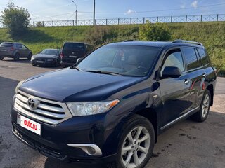 2011 Toyota Highlander II (XU40) Рестайлинг, синий, 1600000 рублей, вид 1