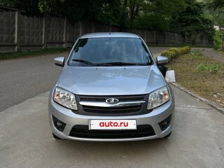 2015 Lada (ВАЗ) Granta I, серебристый, 455000 рублей, вид 2