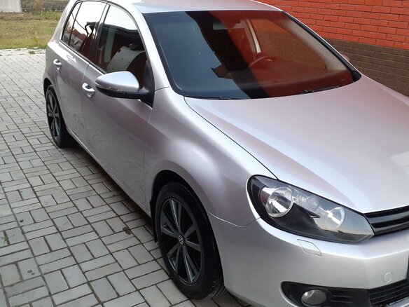 2011 Volkswagen Golf VI, серебристый - вид 9