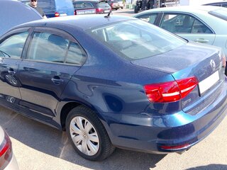 2015 Volkswagen Jetta VI Рестайлинг, синий, 1240000 рублей, вид 5