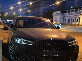 2021 BMW 5 серии 520i VII (G30/G31/G38) Рестайлинг, синий, 4150000 рублей, вид 2