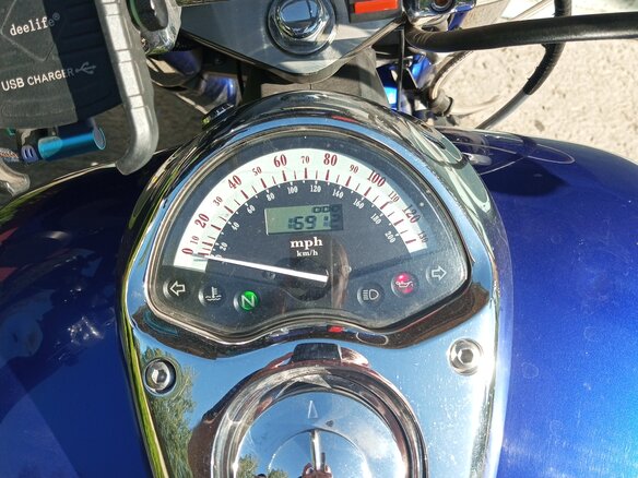 2006 Honda VTX 1300, синий, 685000 рублей - вид 8