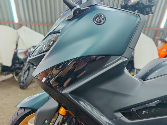 2021 Yamaha TMAX, зелёный, 1420000 рублей - вид 16