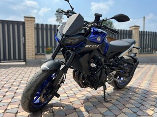 2017 Yamaha MT-09 (FZ-09), синий, 900000 рублей, вид 1
