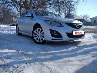 2010 Mazda 6 II (GH) Рестайлинг, серебристый, 1200000 рублей, вид 3
