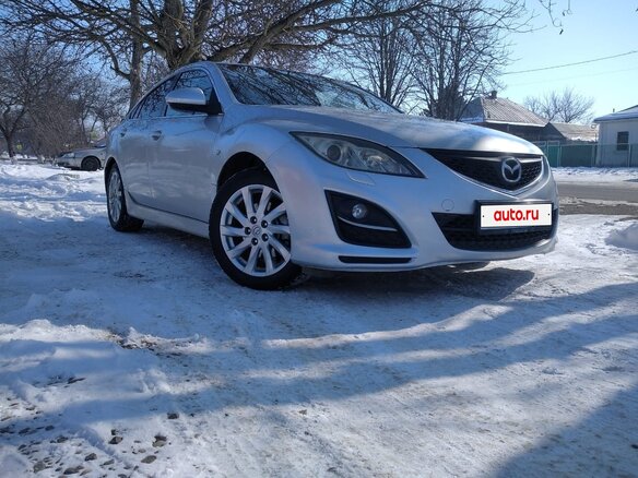 2010 Mazda 6 II (GH) Рестайлинг, серебристый, 1200000 рублей - вид 2