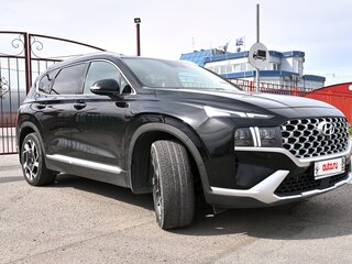 2022 Hyundai Santa Fe IV Рестайлинг, чёрный, 3250000 рублей, вид 3