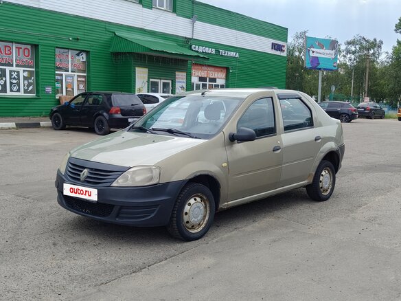 2013 Renault Logan I Рестайлинг, коричневый, 205000 рублей