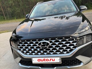 2021 Hyundai Santa Fe IV, чёрный, 3850000 рублей, вид 5