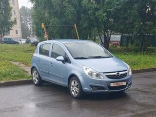 2007 Opel Corsa D, голубой, 430000 рублей, вид 2