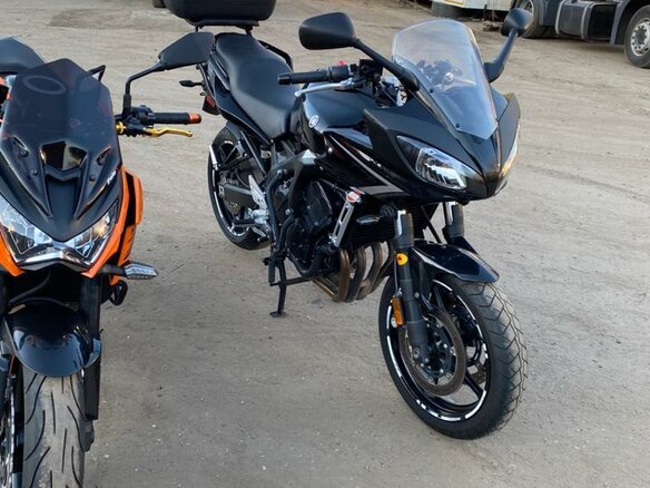 2008 Yamaha FZ6, чёрный - вид 10