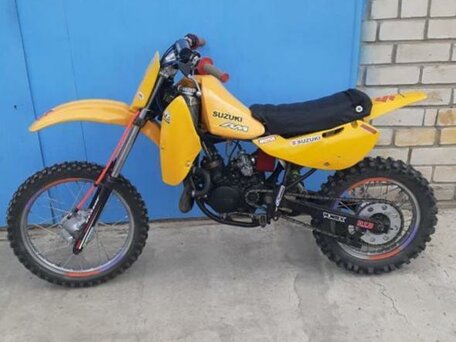 1990 Suzuki RM 80, жёлтый, 110000 рублей, вид 2