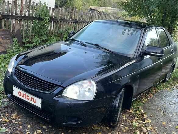 2012 Lada (ВАЗ) Priora I, чёрный, 420000 рублей - вид 4