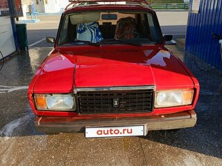 1999 Lada (ВАЗ) 2107, красный, 150000 рублей, вид 1