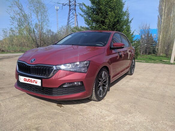 2021 Skoda Rapid II, красный, 2200000 рублей - вид 2