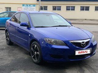2007 Mazda 3 I (BK) Рестайлинг, синий, 445000 рублей, вид 4