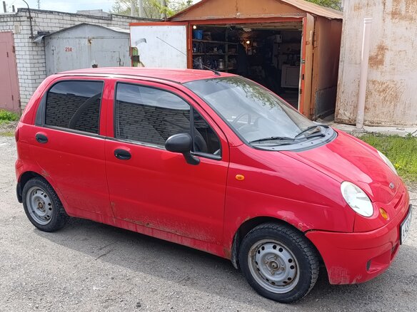 2009 Daewoo Matiz I Рестайлинг, красный, 200000 рублей - вид 6