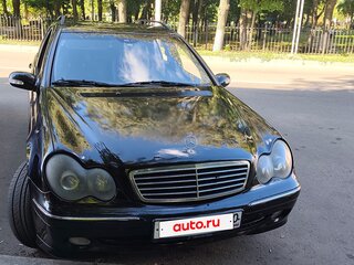 2001 Mercedes-Benz C-Класс 200 II (W203), чёрный, 400000 рублей, вид 1