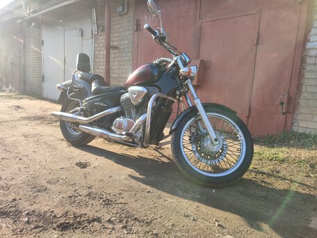 1995 Honda Steed 400, чёрный, 300000 рублей, вид 1