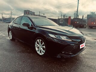 2018 Toyota Camry VIII (XV70), чёрный, 2670000 рублей, вид 2
