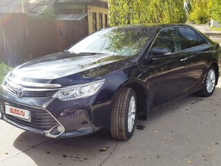 2014 Toyota Camry VII (XV50) Рестайлинг, чёрный, 1850000 рублей, вид 5